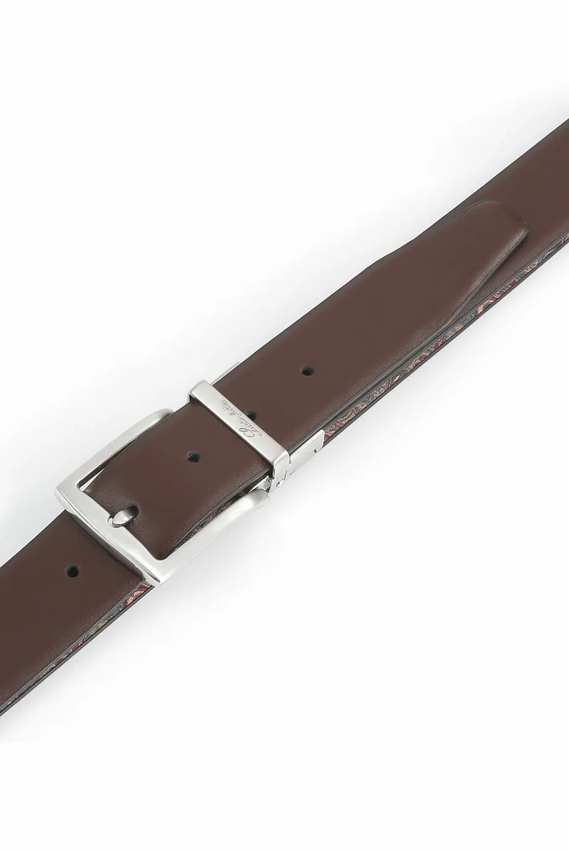 Wendegürtel Herren 3,5 cm – Paisley-Innenseite