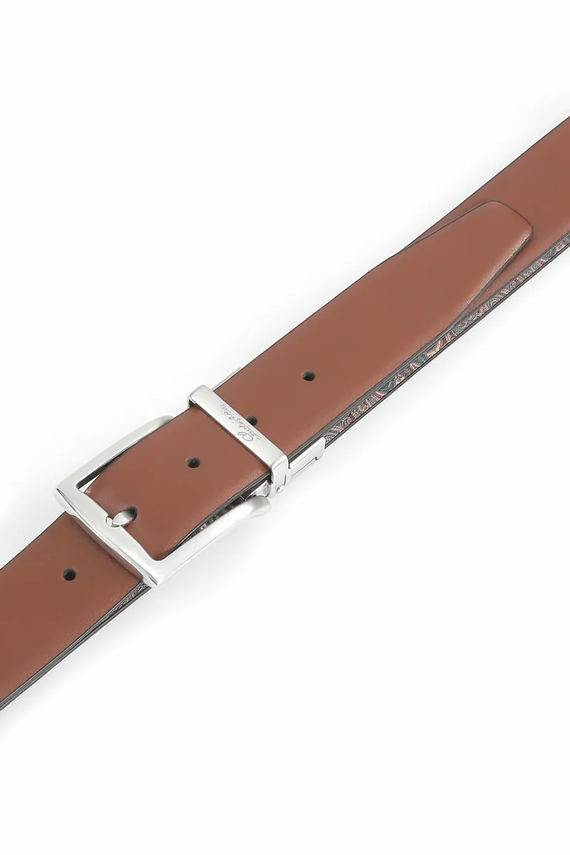 Wendegürtel Herren 3,5 cm – Paisley-Innenseite