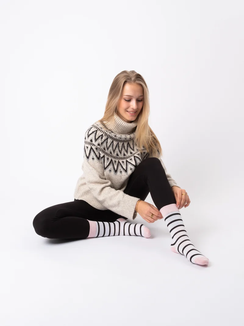 Lotte - Baumwollsocken bunt Damen
