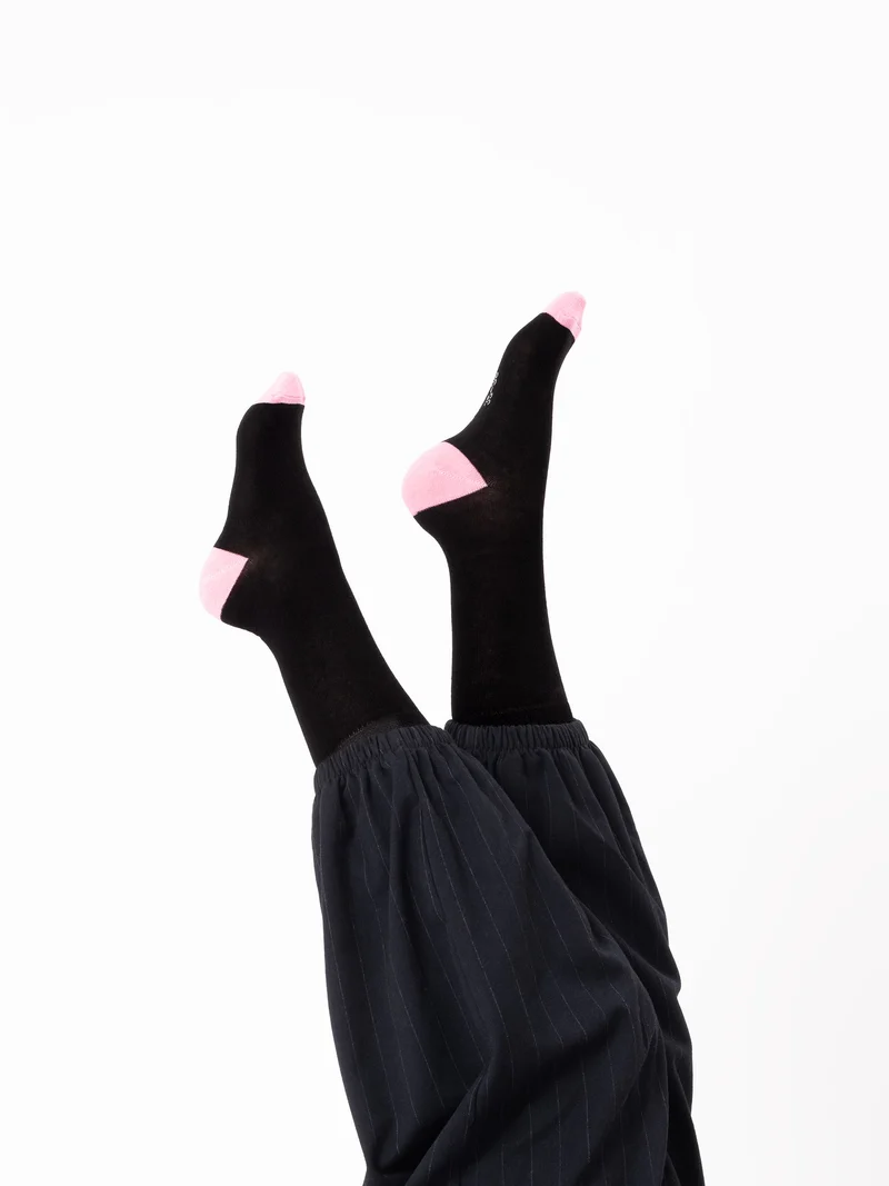 Gertrud - Baumwollsocken mit Farbakzente Damen