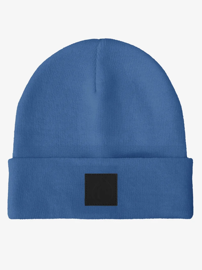Beanie - Wintermütze Schwarzer Patch