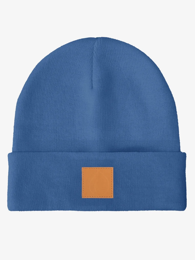 Beanie - Wintermütze Brauner Patch