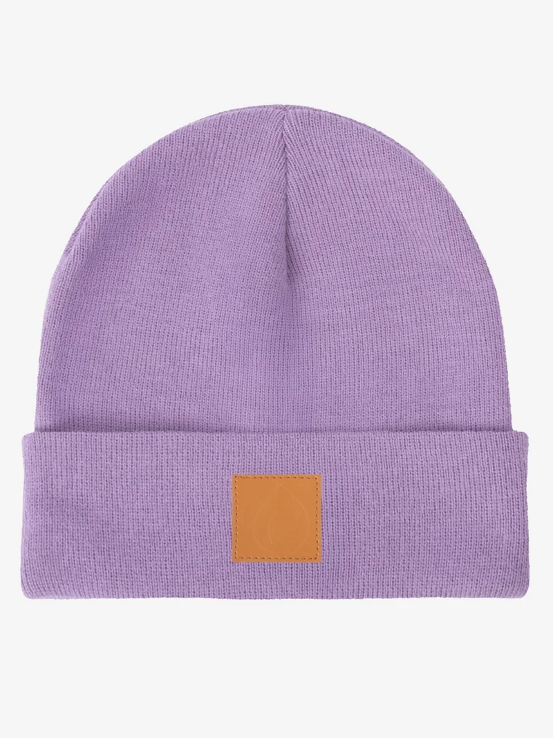 Beanie - Wintermütze Brauner Patch