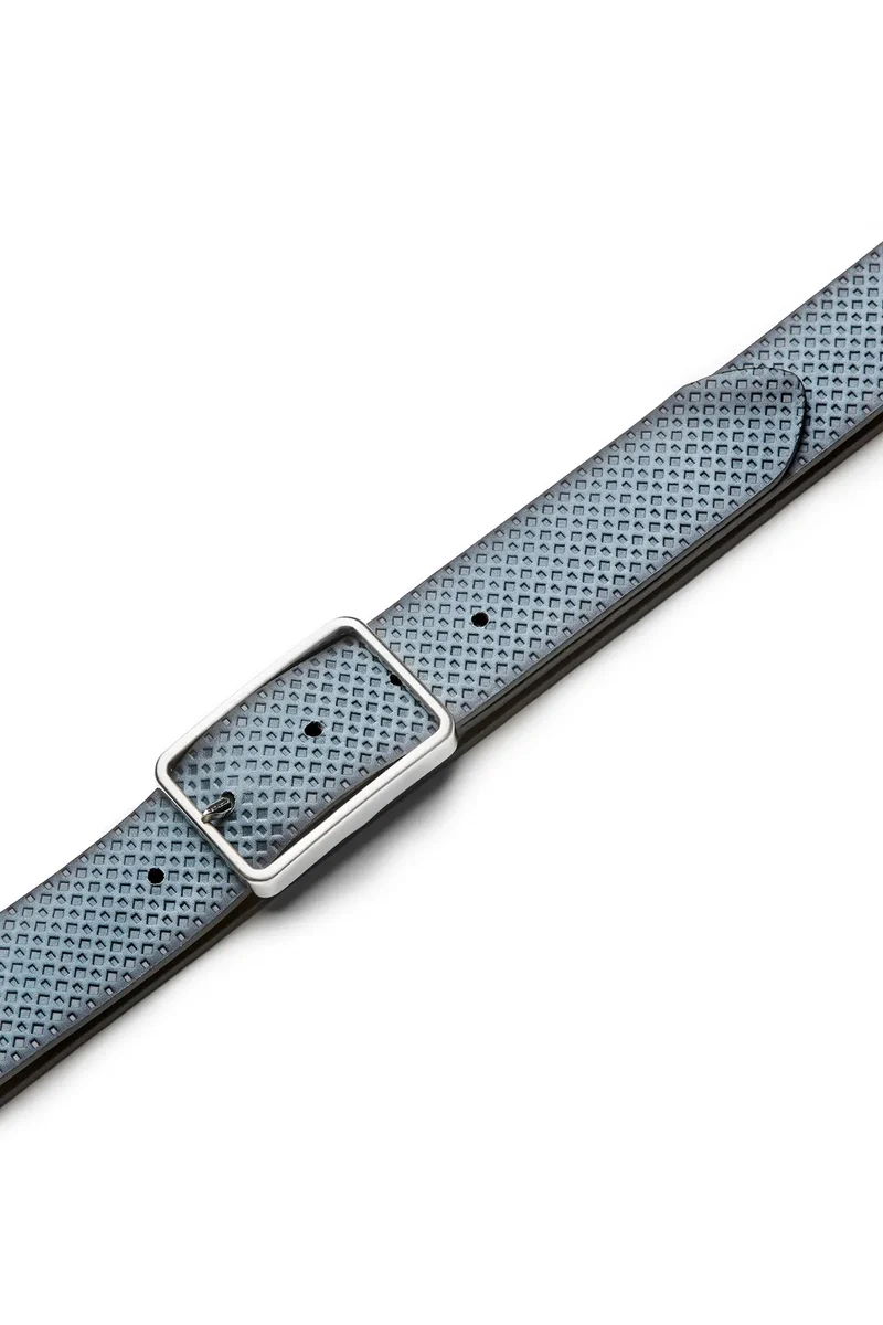 Wendegürtel Herren 3,5 cm – Rautenprägung