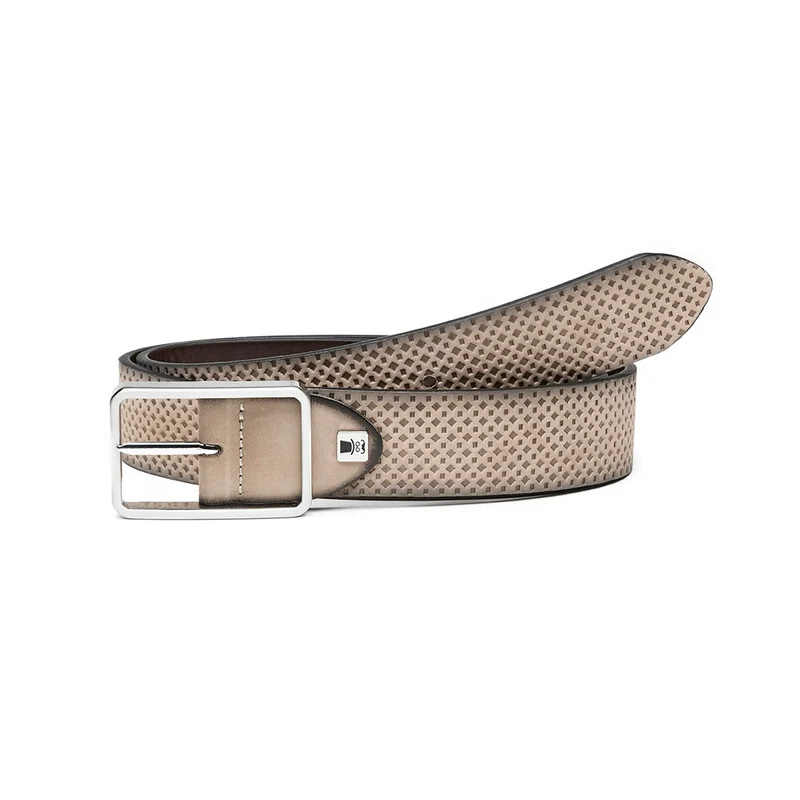 Wendegürtel Herren 3,5 cm – Rautenprägung