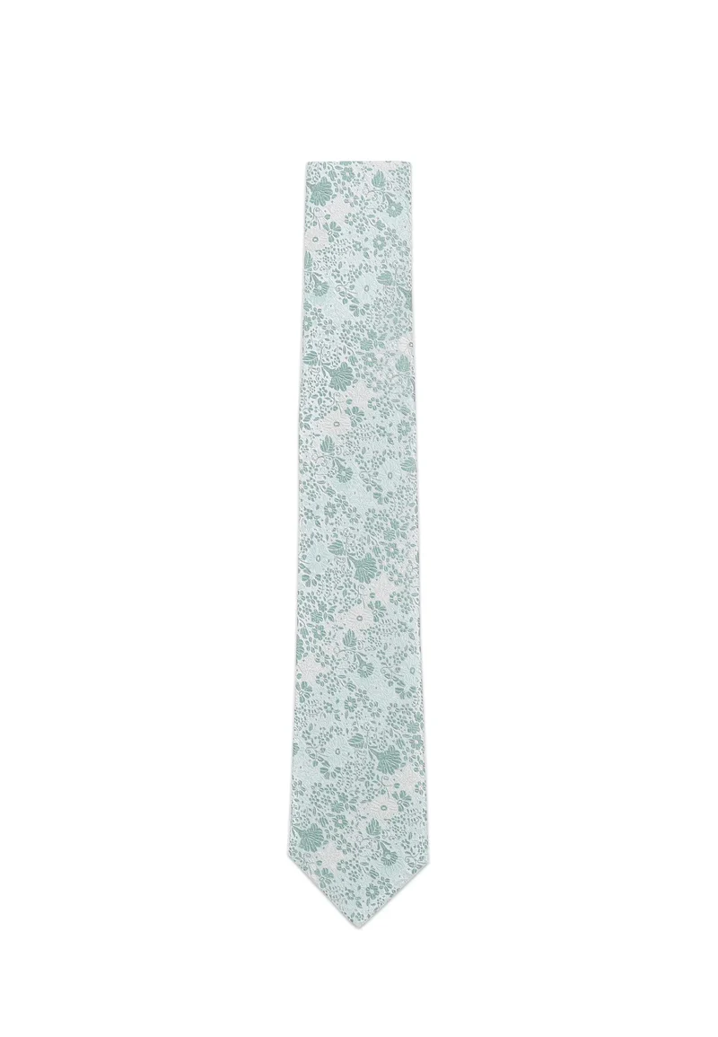 Hochzeitskrawatte Herren aus Seide – Floral