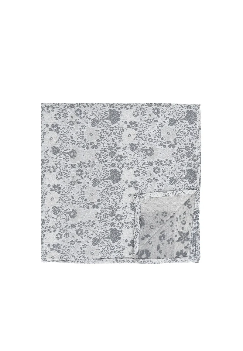 Hochzeitskrawatte Einstecktuch Set Herren aus Seide – Floral
