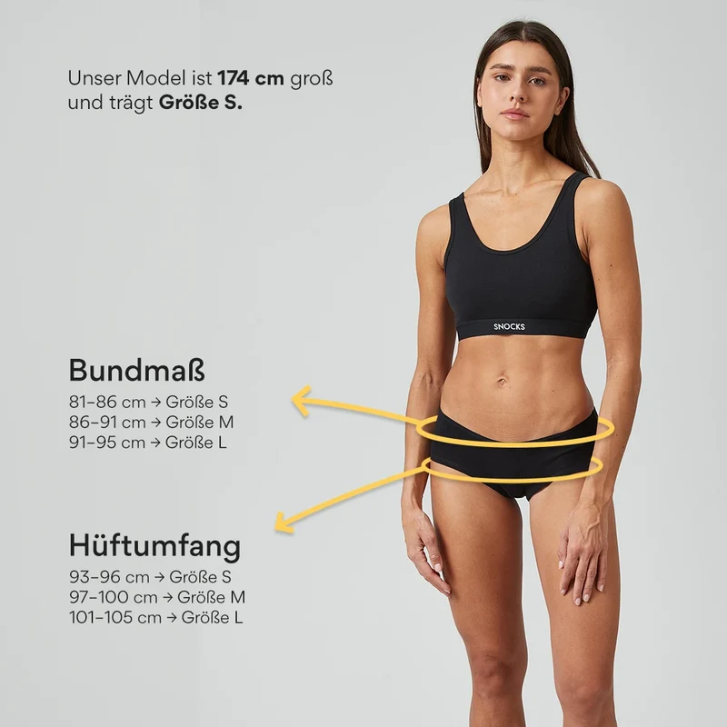 Hipster Panties | Mix (Lila/Grün/Schwarz)