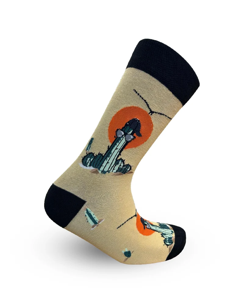 Cool Cactus Socks Desert Humor Edition