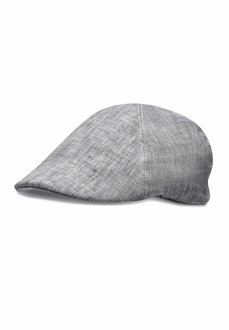 Schiebermütze Herren Leinen - Flat Cap