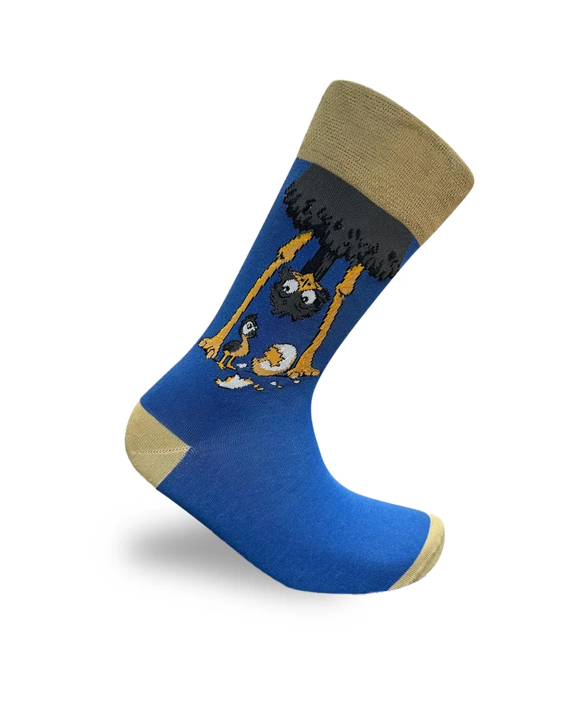 Ostrich Mom Socks Animal Family Series