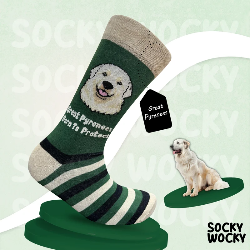 Great Pyrenees Socks Mountain Dog Series
