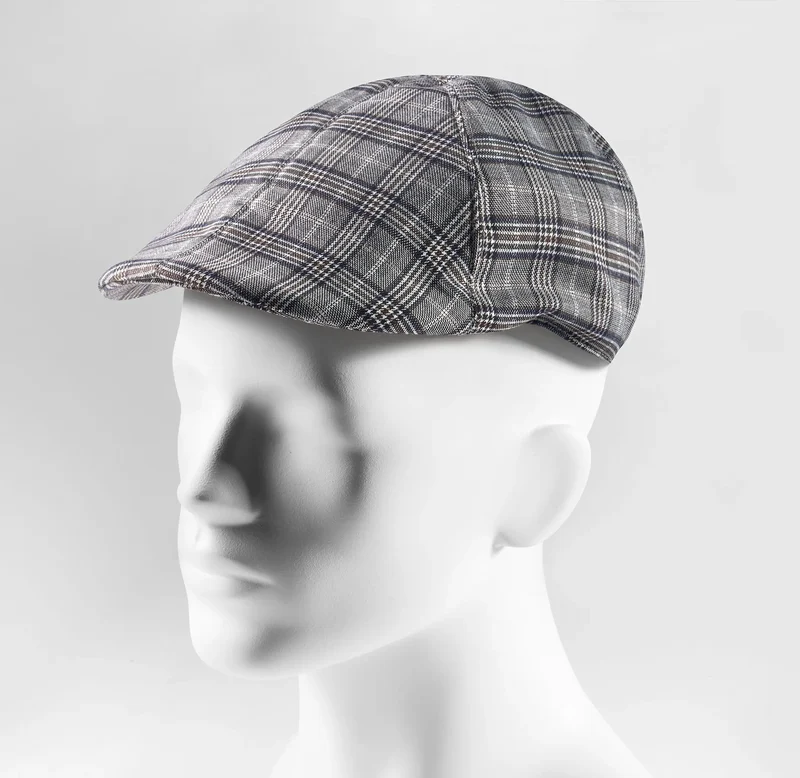 Schiebermütze Herren Glencheck – Flat Cap