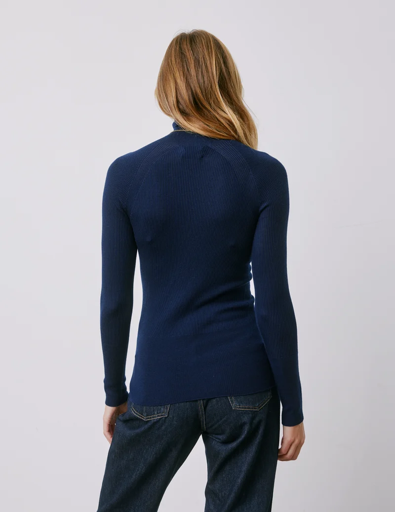 Pull Masha en laine marine