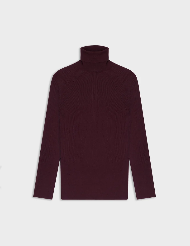 Pull Masha en laine violine