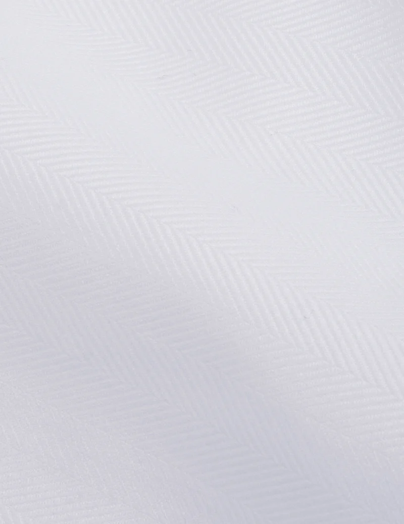 Chemise Mathéa gorge cachée blanche