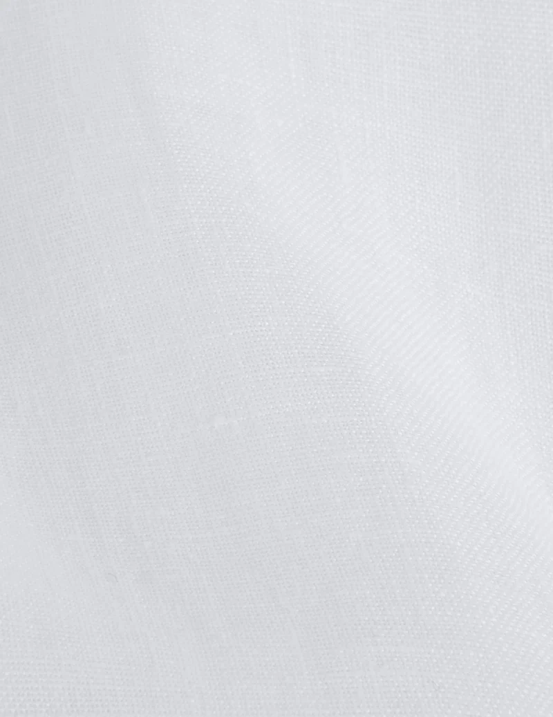 Chemise oversize Delina en lin blanc