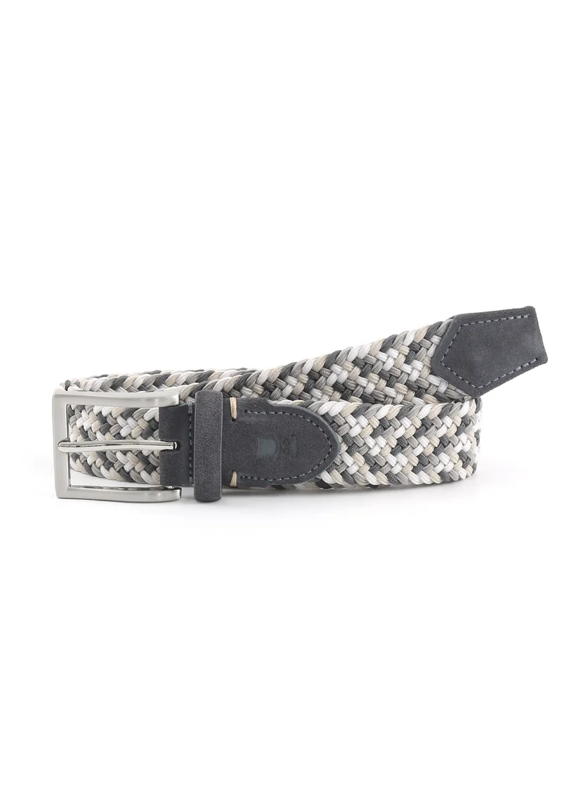 Flechtgürtel Herren elastisch - Multicolor