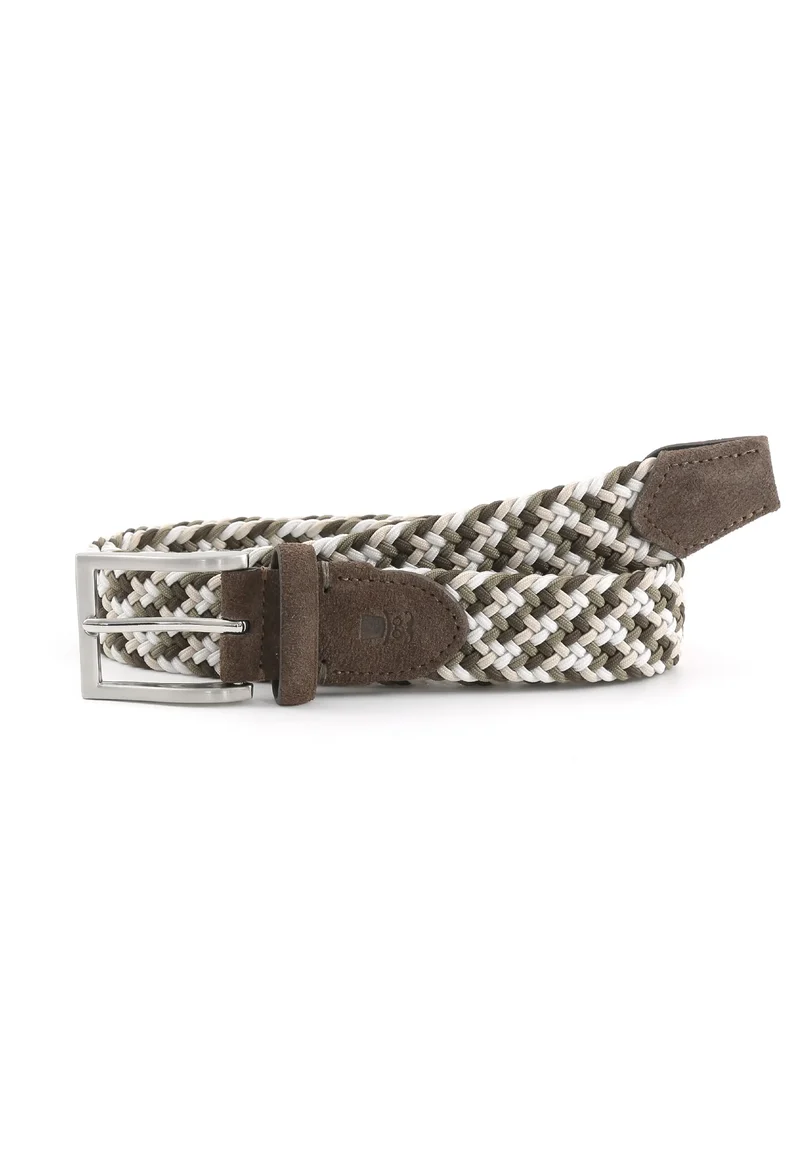 Flechtgürtel Herren elastisch - Multicolor
