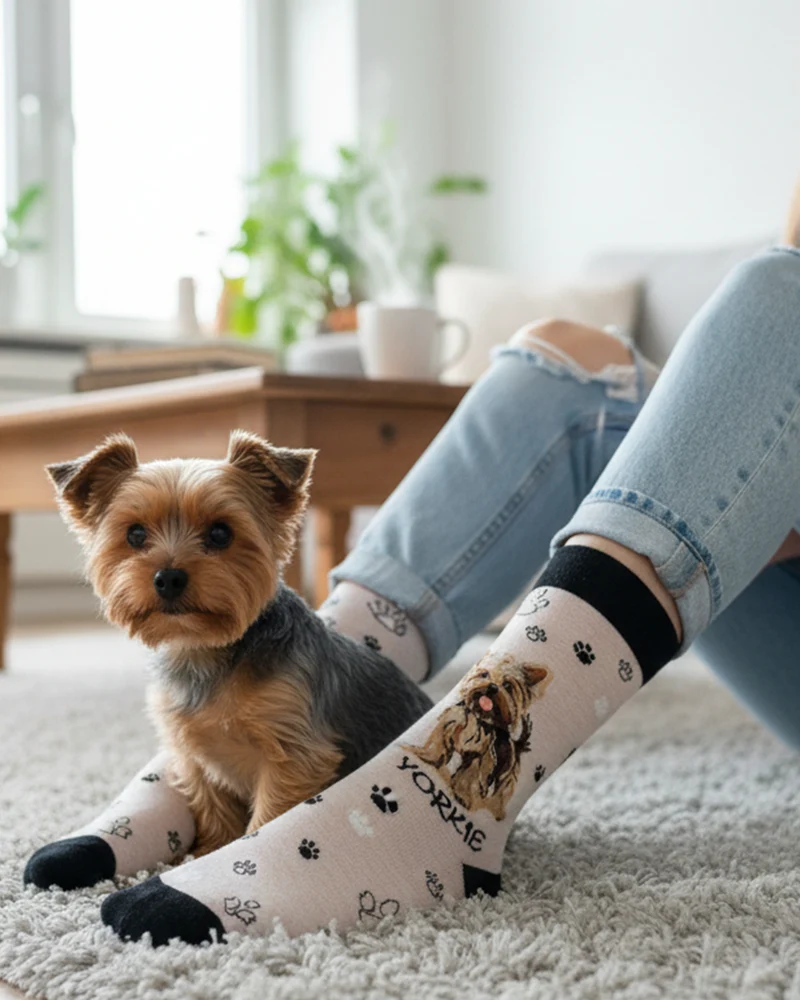 Yorkie Socks Small Dog Breed Series
