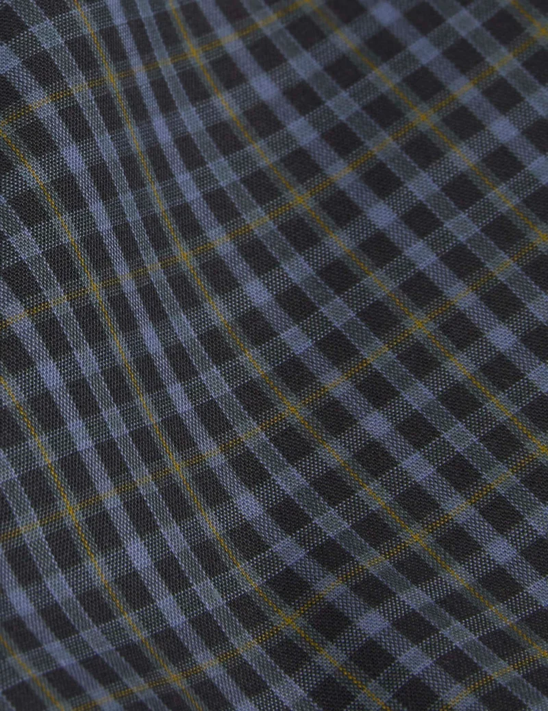 Chemise Greta à carreaux bleus