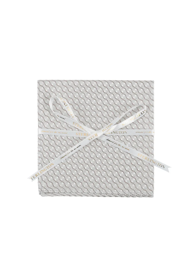 Einstecktuch Herren Hochzeit aus Seide – Kreise