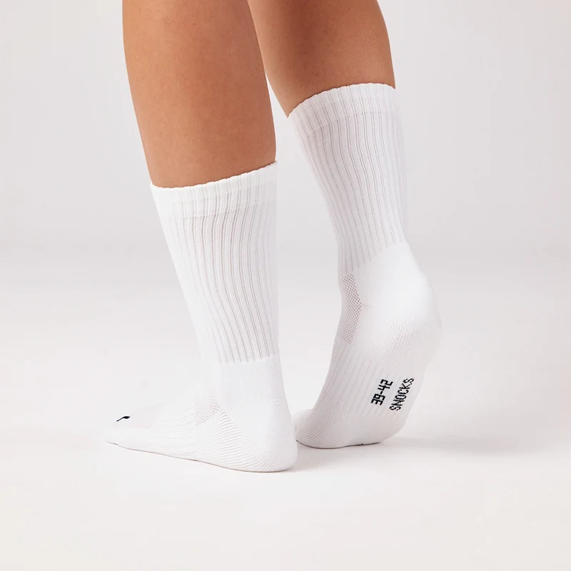 Hohe Laufsocken | Weiß