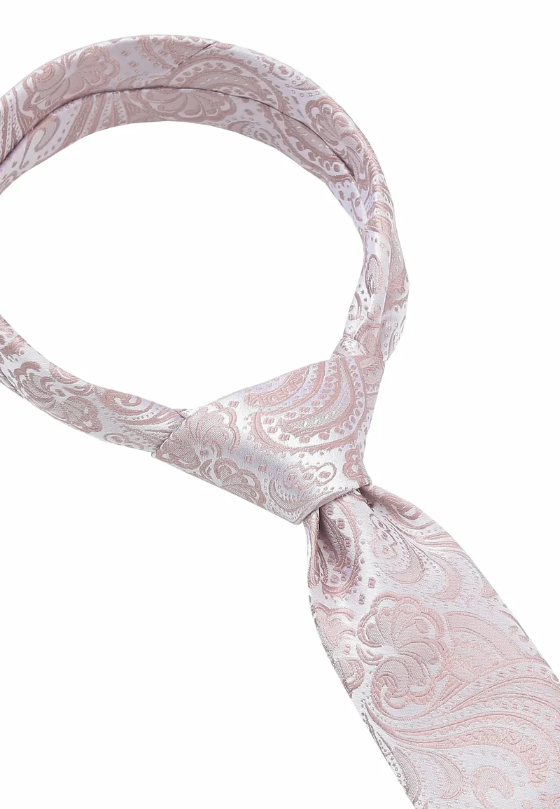 Krawatte Einstecktuch Set Herren aus Seide – Paisley