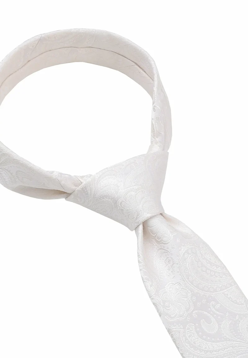 Krawatte Einstecktuch Set Herren aus Seide – Paisley