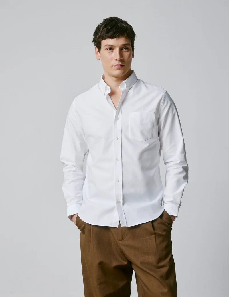 Chemise Semi-ajustée blanche