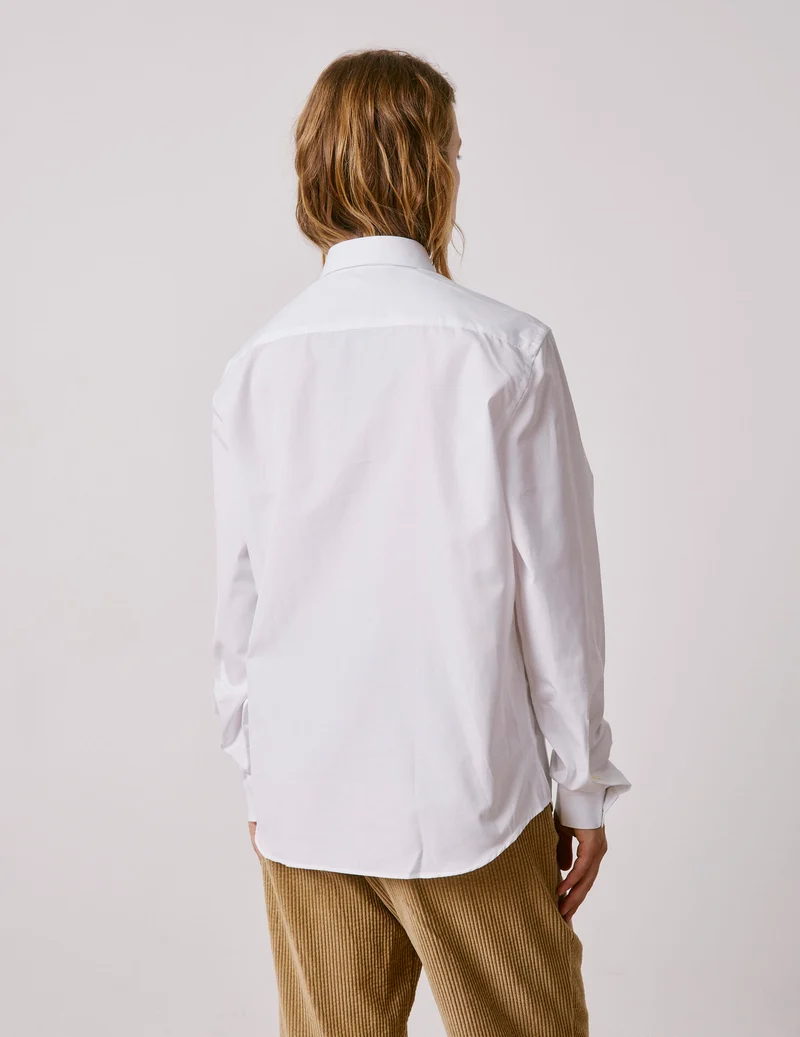 Chemise mixte "Je t'aime" blanche