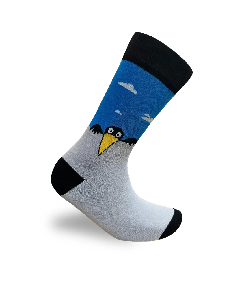 Crow Socks Dark Bird Nature Series
