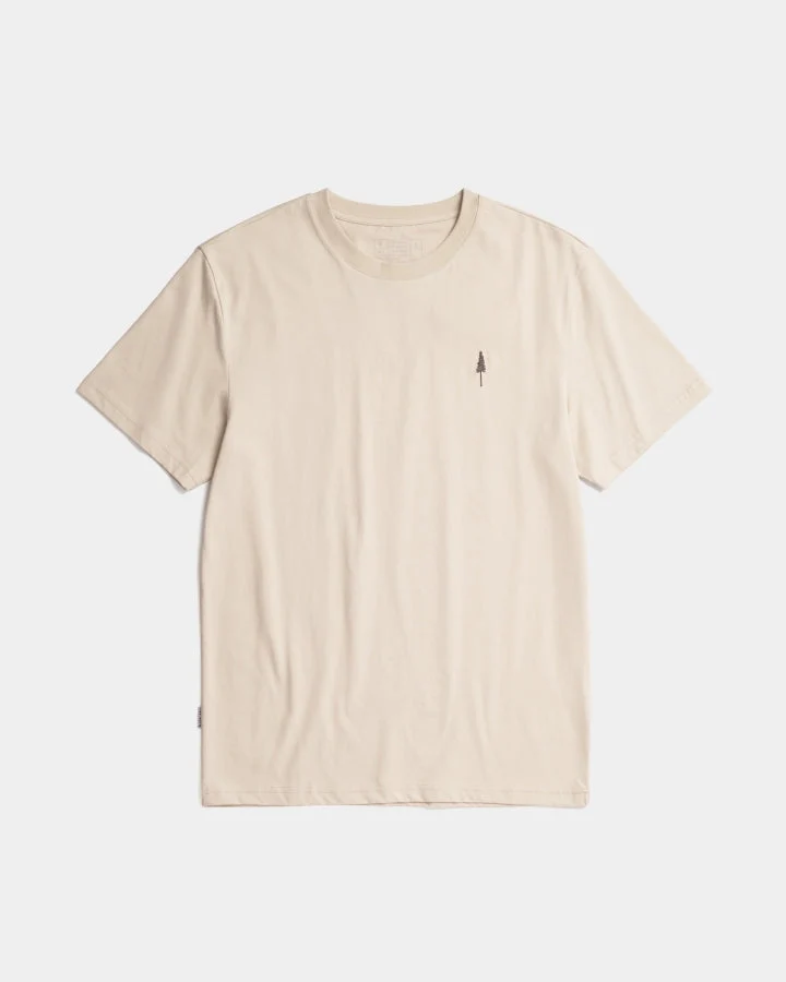 TreeShirt Pumice in beige aus Bio Baumwolle von NIKIN