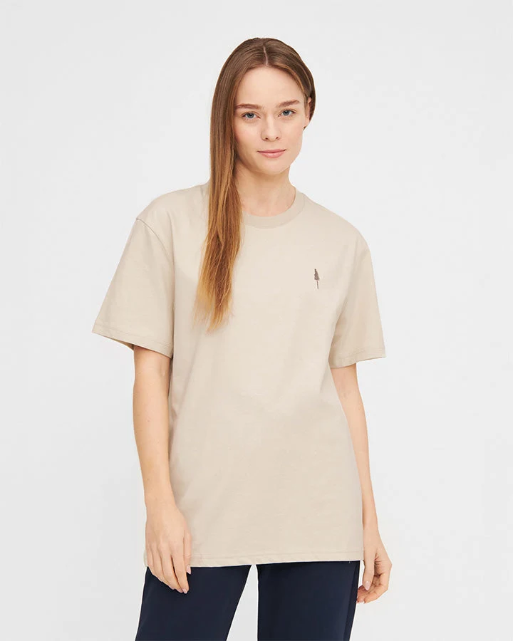 TreeShirt Pumice in beige aus Bio Baumwolle von NIKIN