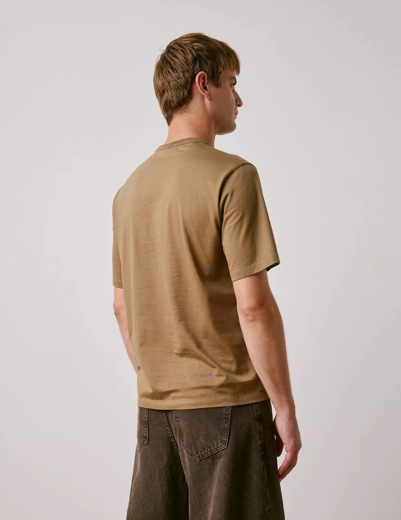 T-shirt Marcel en coton Supima kaki