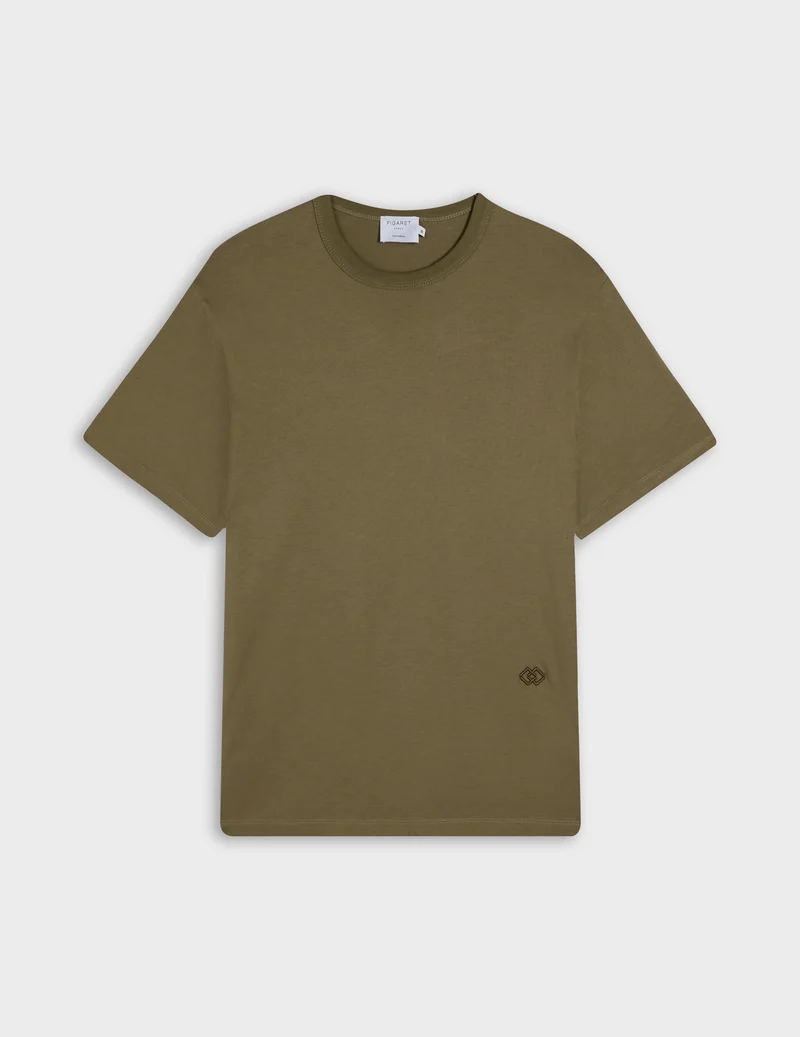 T-shirt Marcel en coton Supima kaki