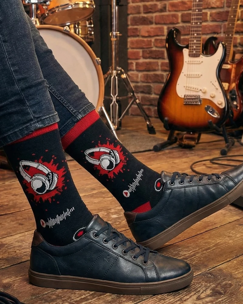 Earphones Socks Audio Tech Edition