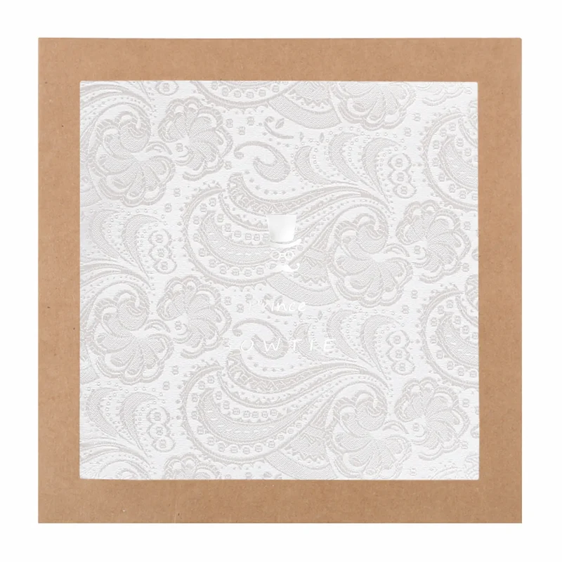Einstecktuch Herren aus Seide – Paisley-Muster