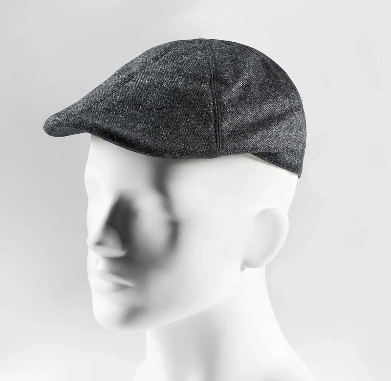 Schiebermütze Herren Tweed – Flat Cap
