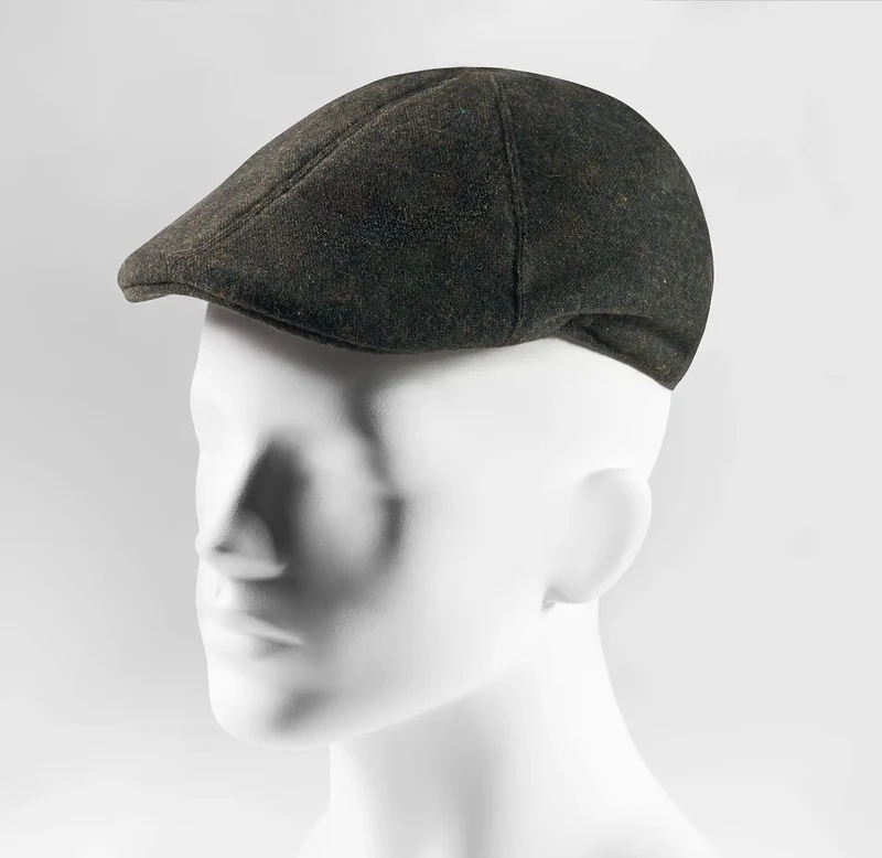 Schiebermütze Herren Tweed – Flat Cap
