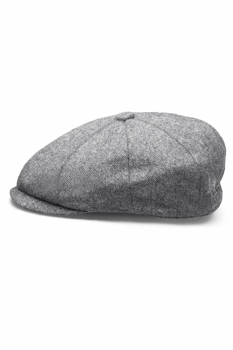 Ballonmütze Herren Tweed – Newsboy Cap