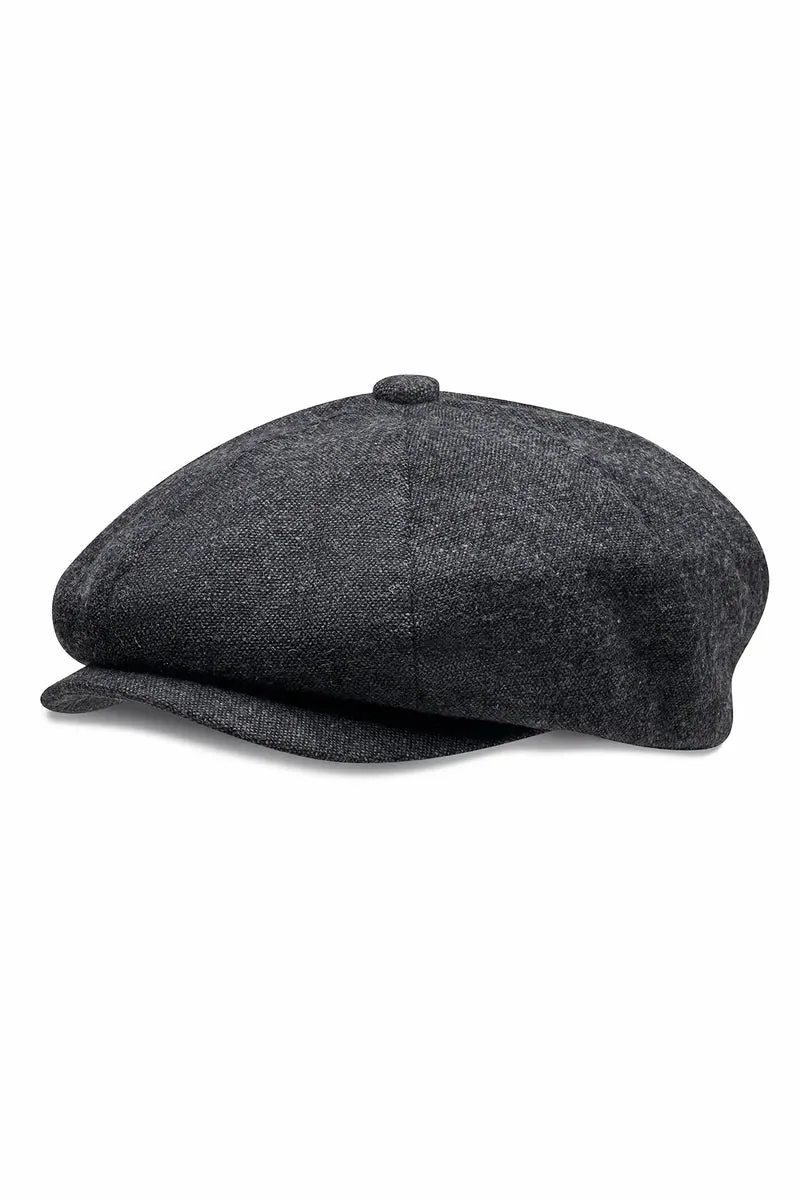 Ballonmütze Herren Tweed – Newsboy Cap