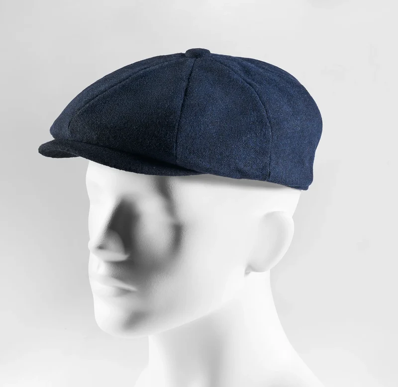 Ballonmütze Herren Tweed – Newsboy Cap