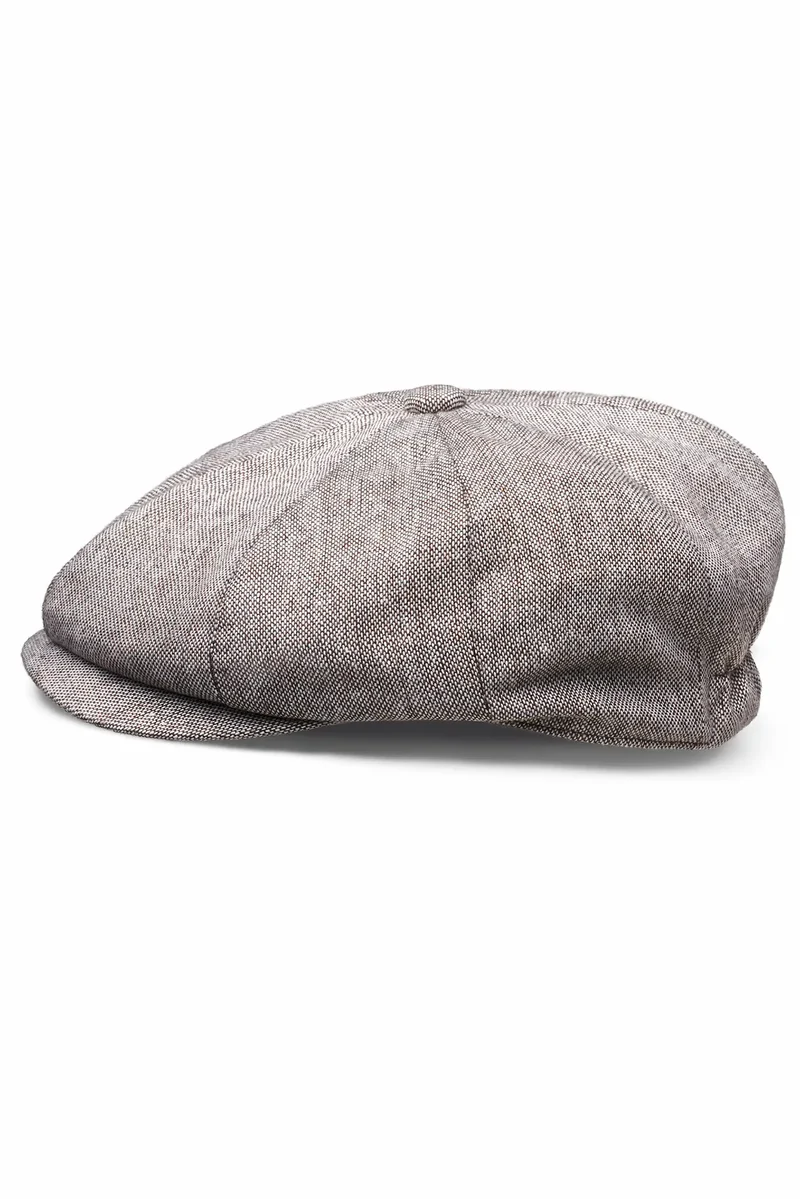 Ballonmütze Herren Tweed – Newsboy Cap