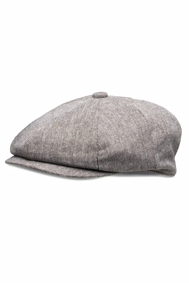 Ballonmütze Herren Tweed – Newsboy Cap