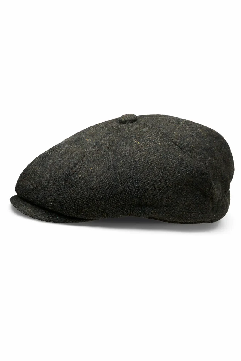 Ballonmütze Herren Tweed – Newsboy Cap