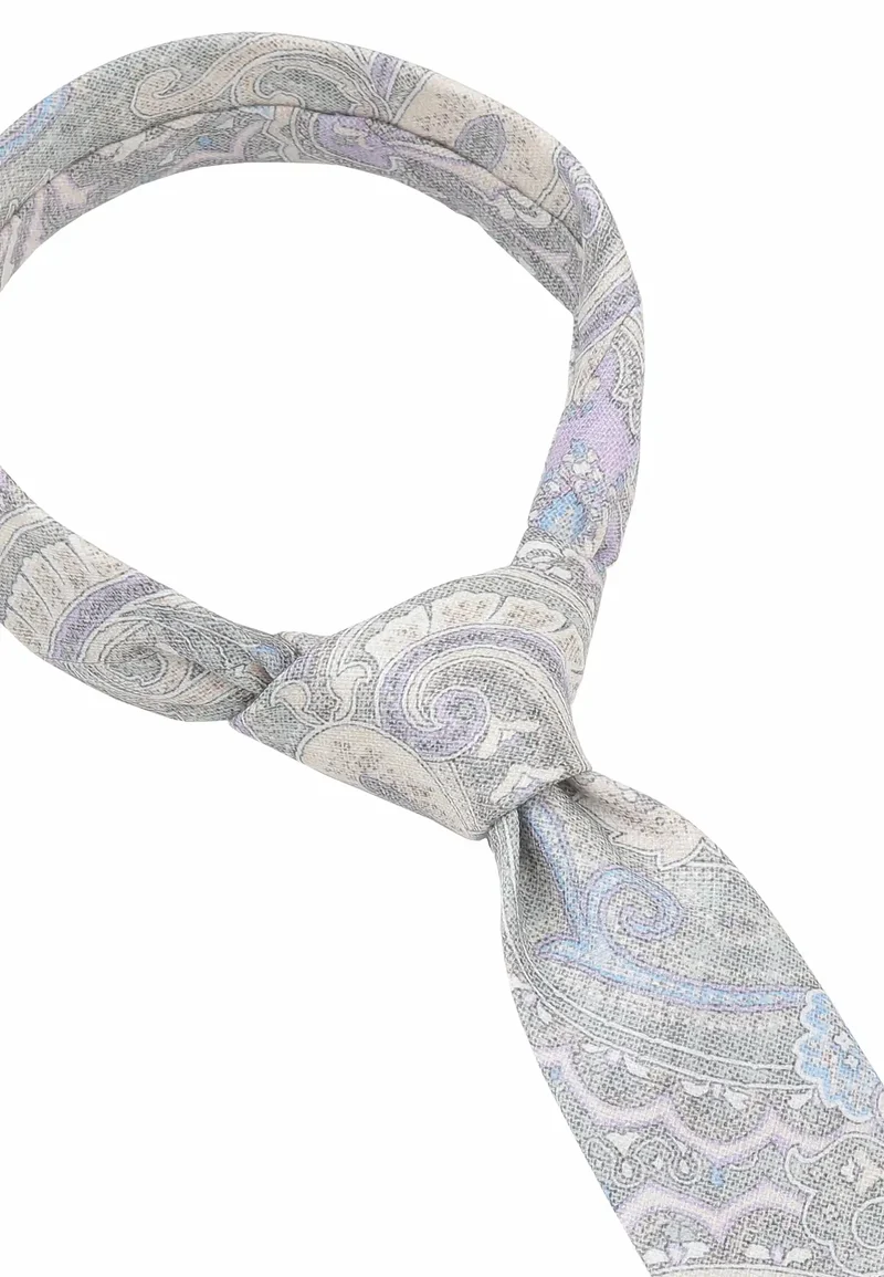 Krawatte Herren aus Baumwolle – Paisley (6,0 - 6,5 cm)