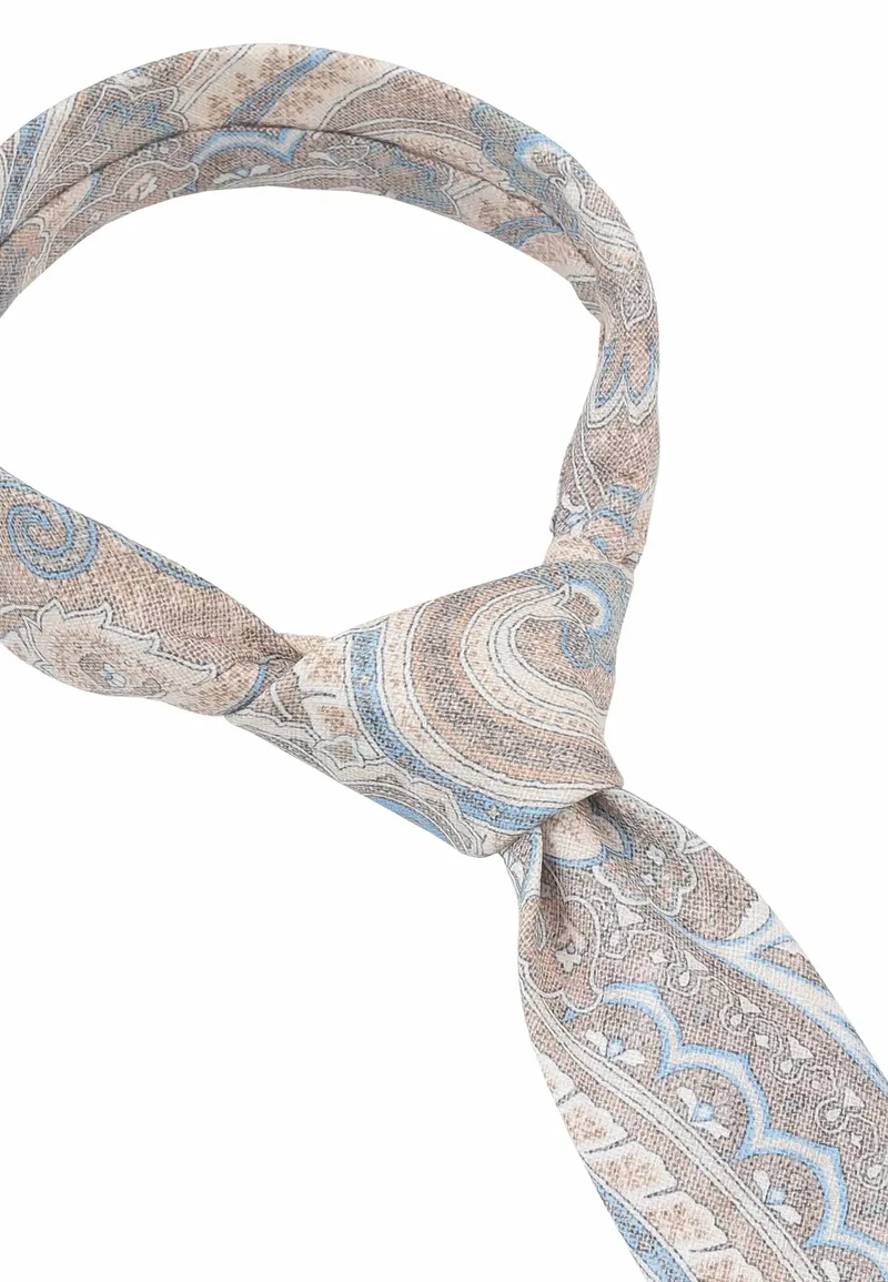 Krawatte Herren aus Baumwolle – Paisley (6,0 - 6,5 cm)