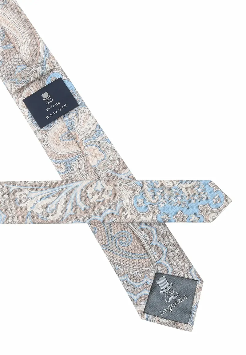 Krawatte Herren aus Baumwolle – Paisley (6,0 - 6,5 cm)