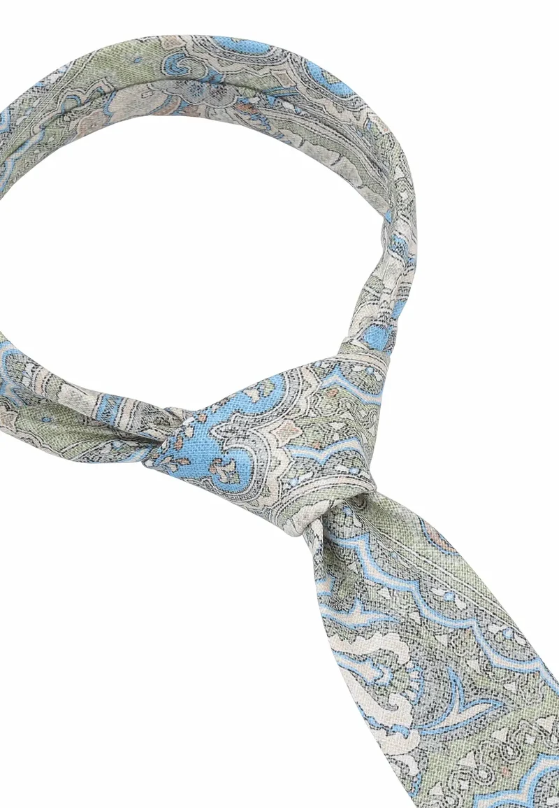 Krawatte Herren aus Baumwolle – Paisley (6,0 - 6,5 cm)